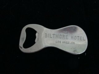 Vintage The Biltmore Hotel Los Angeles Bottle Open/shoe Horn Advertising Giveawa