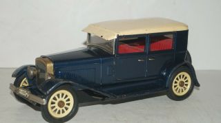 Vintage Rolls Royce S - 1925 Tin Litho Friction Toy Touring Car - Made In Japan