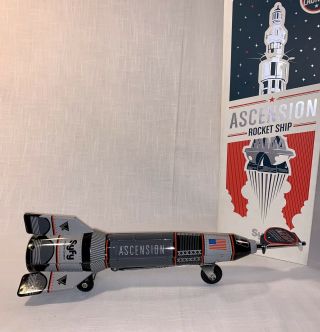 Ascension Rocket Space Ship Metal Tin Toy Syfy T.  V.  Series Limited Press Kit 3