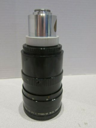Vintage Cannon Zoom Lens Tv - 16 25 - 100mm 1:1.  8 No.  26854