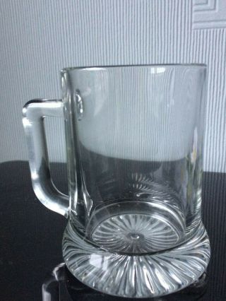 Half Pint Beer Lager Clear Glass Italy Crystal Tankard Stein Drink Cup 284ml