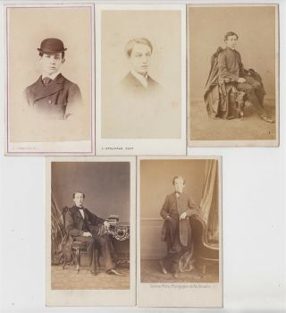 Fashion Cdv Photos X 11 - Belgium And Well To Do Men From Brussels