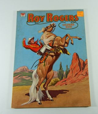 Rare Vintage 1946 Roy Rogers & Trigger Horse Whitman Coloring Book