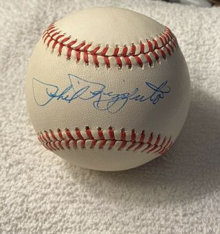 Ny Yankees Phil Rizzuto Autographed Signed Vintage Oal Baseball White Ball