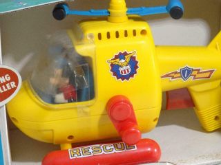 Walt Disney ' s Mickey Mouse Rescue Helicopter Vintage Toy Illco 2
