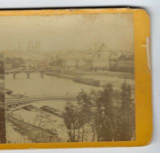 General View Of Paris,  France,  Circa 1880 