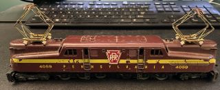 Vintage Penn Line Pennsylvania Prr Electric Locomotive Ho Diecast Train 4059