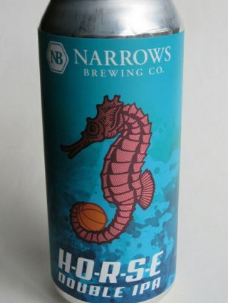 Craft Beer Can: Narrows Brewing Co Horse Double Ipa Tacoma,  Washington Brewery
