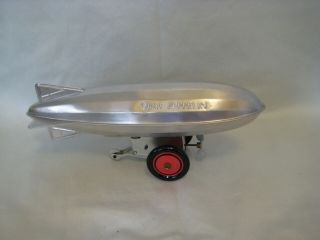 Schylling Aluminum Airship Graf Zeppelin Wind - Up Tin Toy Collector Series