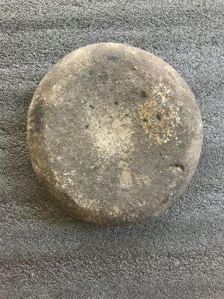 Indian Artifacts Discoidal Game Stone