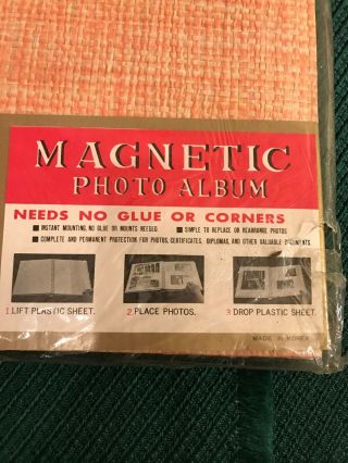 Vintage Magnetic Photo Album 10 pages 4