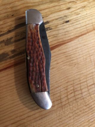 Vintage Case Xx 6265 Sab Folding Hunter Knife 2 Blade Pocketknife