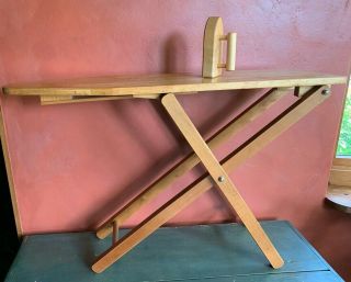 Wooden Ironing Board (community) With Wooden Iron (jonti Craft) - Child 