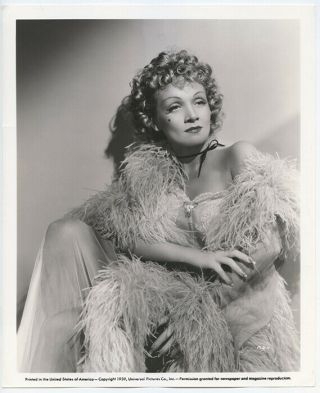 Marlene Dietrich 1939 Vintage Hollywood Portrait By Ray Jones