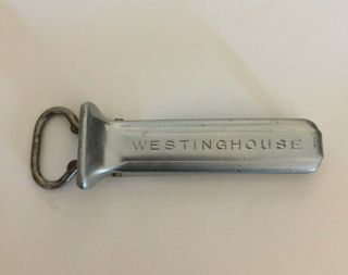 Vintage Westinghouse Refrigerator Handle Beer Bottle / Can Opener 1950 