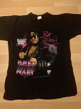 Vintage Wwf Bret Hitman Hart Shirt