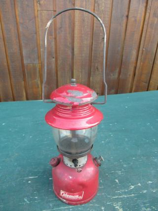 Vintage Coleman Lantern Red Canada Model 200 Dated 1 65 1965