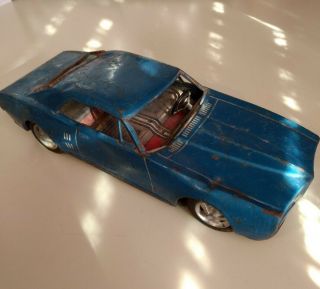 Vintage Collectible Tin Friction Bandai Firebird Car Japan Toys Hobbies