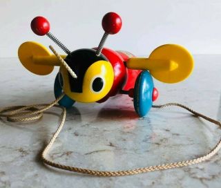 Vintage Classic Wooden Buzzy Bee