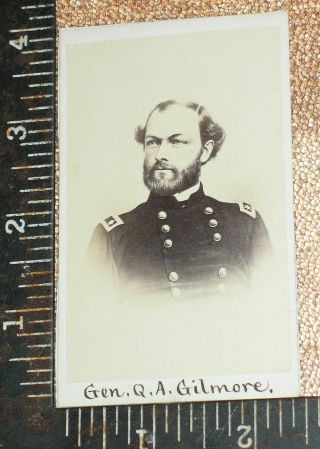 Cdv Civil War General Quincy Adams Gillmore