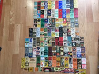 100 Vintage Matchbook Covers Advertising 1930s 1940s Neat Group