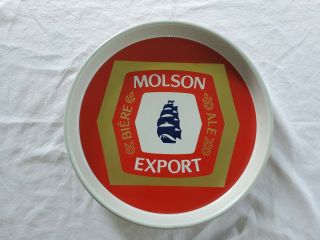 Vintage Molson Export Beer Tray