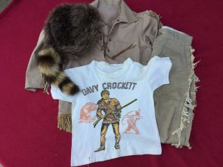 Davy Crockett Outfit,  4 - Piece,  1950s