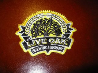 Live Oak Brewing Del Valle Texas Primus Y Logo Patch Iron On Craft Beer Brewery
