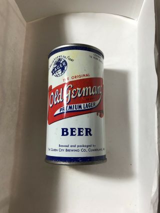 Old German Beer 12oz Flat Top Can Queencitybrewing Cumberland,  Md Usbc 106 - 32