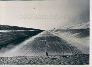 1937 Press Photo All American Canal Excavation Imperial Valley California