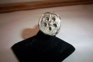 Vintage Whistle Ring With Elephant On Back Made In Japan