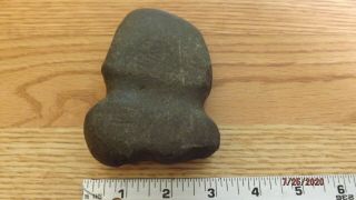 Woodland Primitive Native American Indian Artifact Stone Axe Head W/ Full Groove