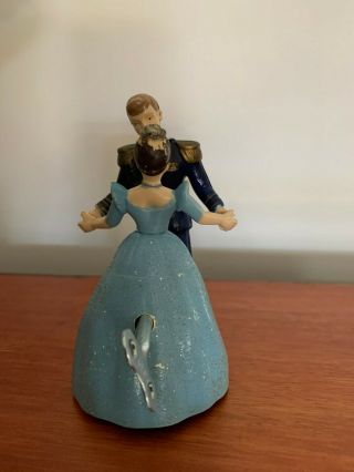 Vintage Clockwork Cinderella & Prince Charming Dancing Toy Wells Brimtoy 2