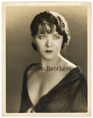 Vintage 1920s Actress Fritzi Ridgeway 11x14 Dbw Photo By Clarence Sinclair Bull