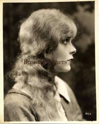 Vintage 1920s Hollywood Actress Blanche Sweet Profile Dbw Photo - Brown Bros