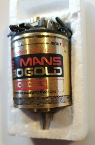 Kyosho Le Mans 480 Gold Electric Motor Vintage Rc