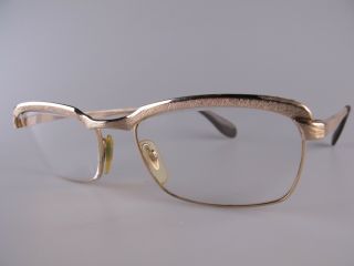 Vintage Metzler 1/10 12k Gold Filled Eyeglasses Size 54 - 16 Frame Germany