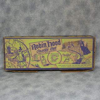 1950’s Marx Robin Hood Play Set 4723 Series 500 Empty Box