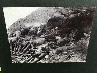 5 Early 1900s Chinese Photographs Military Action Trenches Port Arthur China