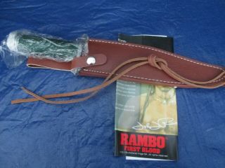 Mc - Rb1a25 Rambo First Blood Bowie Knife - 25th Anniversary Edition