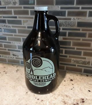 Fiddlehead Microbrewery Brewing Company (64oz) Craft Beer Growler (empty)