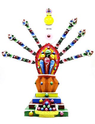 Tibetan Culture Arts - Duoma - Buddhist Ujin Mammon Buddha Mani Treasure Beads