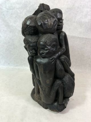 Makonde Tree Of Life,  Tribal African Carved Figures,  Vintage
