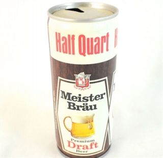 Vintage Meister Brau Beer Pull Tab Beer Can