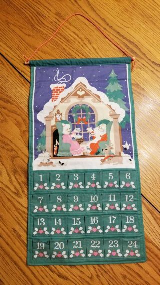 Vintage Avon Count Down To Christmas Calendar 1987 No Mouse