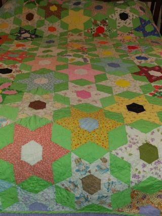 Vintage Handmade Quilt Queen Size $100 Or Up