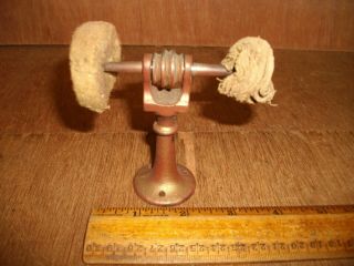 T984 Antique Steam Engine Accessory Cast Iron Buffer Grinder Made In Germany