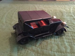 1960s Vintage Marx Untouchables Play Set Tin Litho Touring Car (rolls)