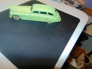 Cast Metal Pre War Green Limousine Toy Car 5.  5 Inches Long