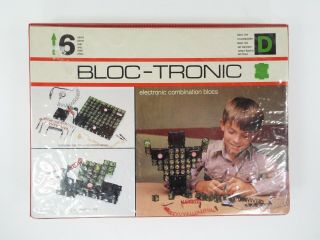 Vintage Bloc - Tronic Electronic Combination Blocks Basic Set